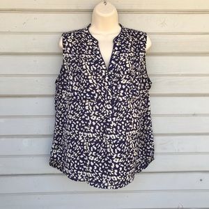 XL Fate Sleeveless Top Tank Dress Casual Blue Tan